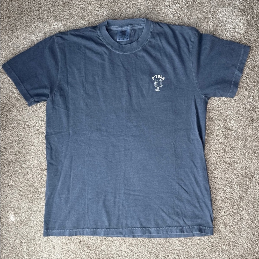 P’tula Graphic Tee in Denim